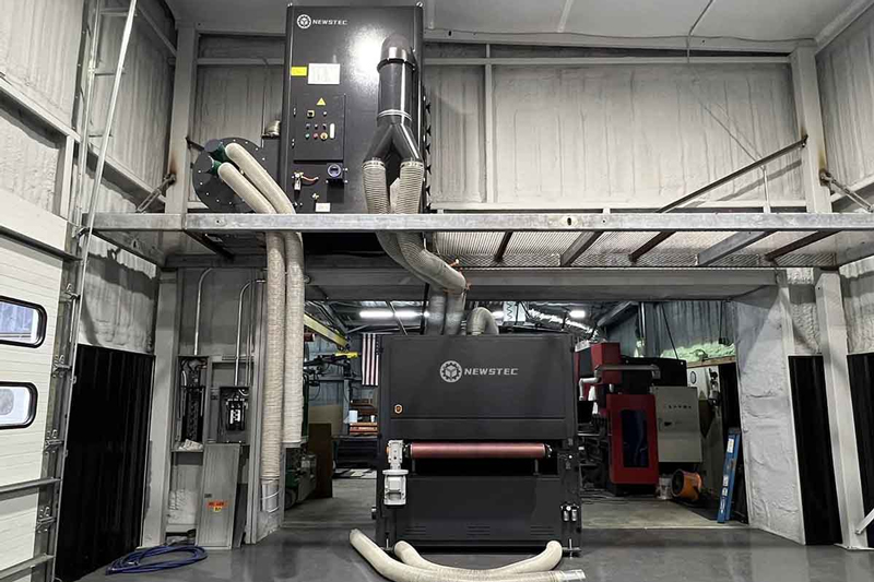 Customer feedback of the sander deburring edge rounded machine from USA customer